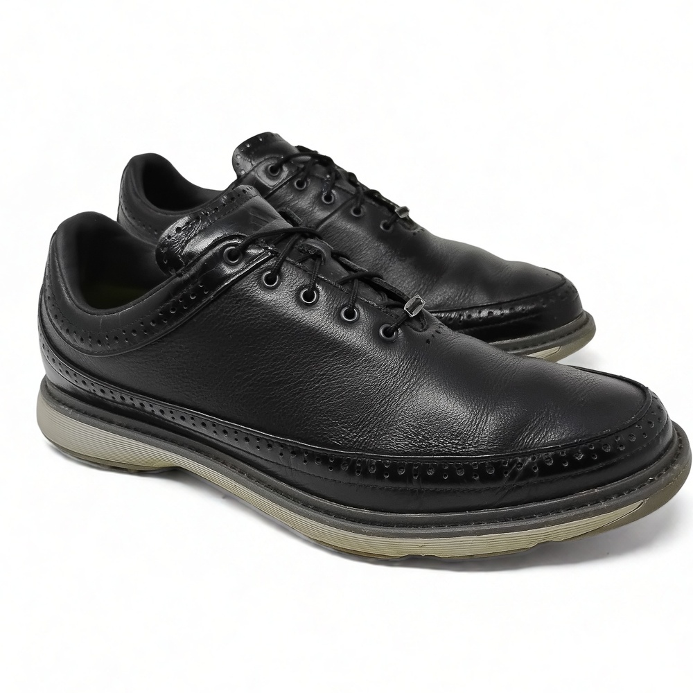 Preppy Minimalist Adidas Golf Sneakers Size 11 Leather Spikeless Wingtip MC80